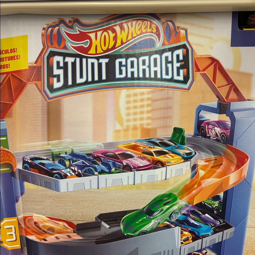 Mattel Hot Wheels City STUNT GARAGE play set
